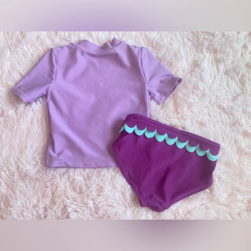 Carters 18 month babygirl 2 piece swim suit